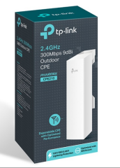 TP-Link CPE210 300Mbps Outdoor Access Point 1 Port PoE 2.4GHz Yüksek Güçlü Dış Mekan Kablosuz Köprü CPE210