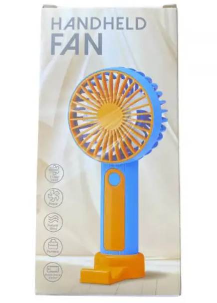 Bolero Mini Fan H137-12A SP6388 Taşınabilir USB Şarjlı El Tipi Mini Vantilatör Sessiz Kişisel Fan