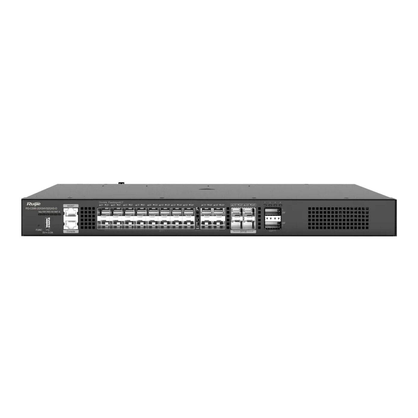 RUIJIE RG-CS86-20XS4VS2QXS-D 20x10GExSFP, 4x25GExSFP, 2x40GE QSFP+ L3 Yönetil