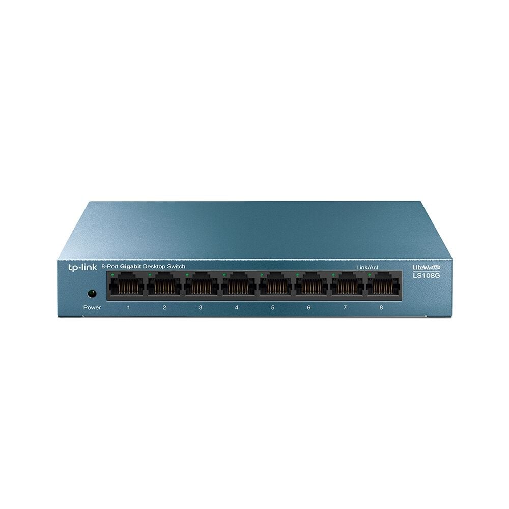 TP-Link LiteWave LS108G 8-Port Gigabit Masaüstü Yönetilemez Metal Switch