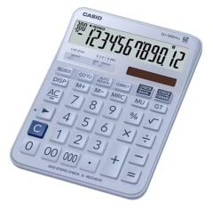 Casio DJ-120D Plus Açık Mavi İşlem Kontrollü 12 Hane Masa Üstü Hesap Makinesi