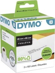 DYMO S0722370 LW Adres Etiketi 260’lı Paket 89 x 28 mm (99010)