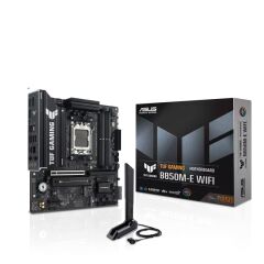 ASUS TUF GAMING B850M-E WIFI AMD B850 Soket AM5 DDR5 8000MHz(OC) M.2 mATX Anakart