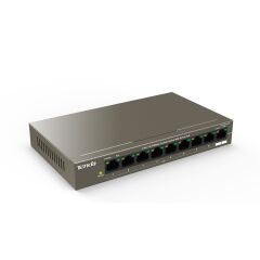 Tenda TEF1109P-8-63W 9-Port 10/100 Mbps Desktop Switch (8-Port PoE, 58W PoE Bütçesi)