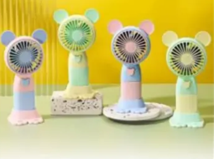 Bolero Mini Fan S286 SP6390 Taşınabilir USB Şarjlı El Tipi Mini Vantilatör Kişisel Sessiz Fan