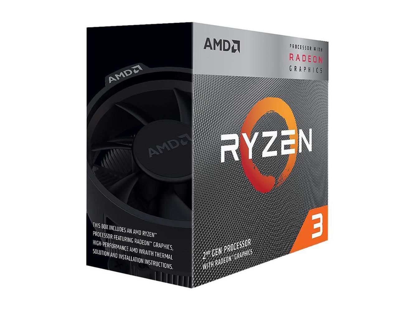 AMD Ryzen 3 4300G 3.8 GHz (4.0 GHz Turbo) 4 Çekirdek 8 Thread 4 MB L3 Cache AM4 65 W Box İşlemci + Radeon Vega 6 Entegre Grafik