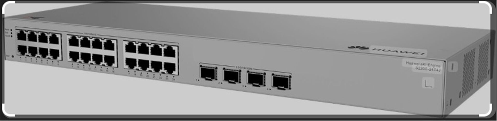 Huawei eKitEngine S220S-24T4J 24-Port Gigabit 4-Port 2.5G SFP Akıllı Yönetilebilir Switch