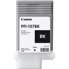 Canon PFI-107BK Siyah (Black) Orijinal Plotter Mürekkep Kartuşu (6705B001)