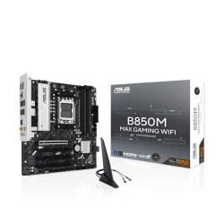 ASUS B850M MAX GAMING WIFI AMD B850 Soket AM5 DDR5 8000MHz(OC) M.2 HDMI mATX Anakart