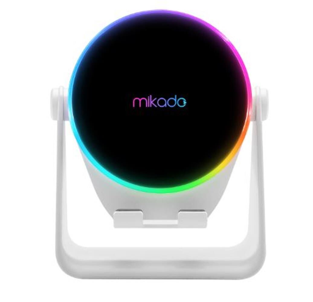 Mikado MD-68BT Zynox Beyaz 5W 1200mAh Bluetooth/USB/İndüksiyon Destekli Taşınabilir Speaker
