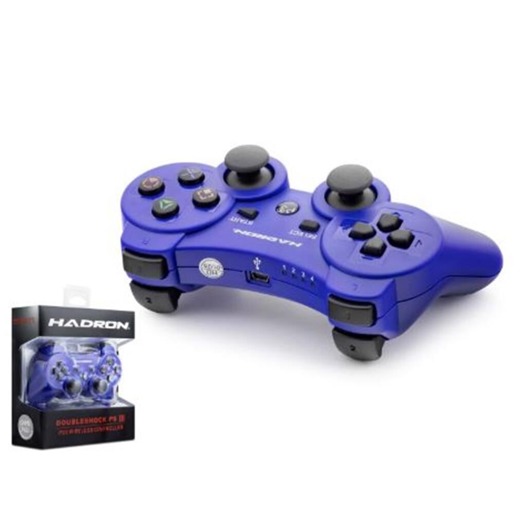 HADRON HD325M PS3 Uyumlu Kablosuz Bluetooth GamePad Oyun Kolu DoubleShock III - Mavi