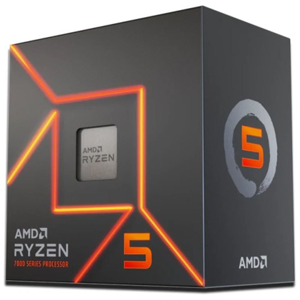 AMD Ryzen 5 7600 Soket AM5 3.8 GHz Baz, 5.1 GHz Boost, 6 Çekirdek 12 İplik, 32 MB L3, 6 MB L2, 65 W TDP, Wraith Stealth Soğutuculu 5 nm Zen 4 Kutulu Box İşlemci