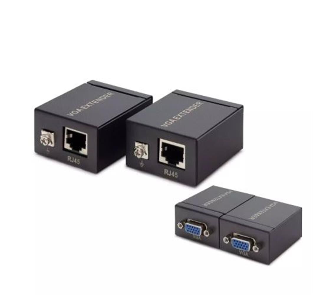 Hadron HDX1285 VGA Extender - Ethernet Üzerinden 60 Metre Görüntü Aktarıcı (RJ45 CAT5/6)