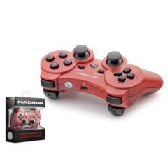 HADRON HD325K PS3 Uyumlu Kablosuz Bluetooth GamePad Oyun Kolu DoubleShock III - Kırmızı