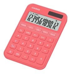Casio MS-20YC-CL 12 Hane Pembe Masa Üstü Hesap Makinesi