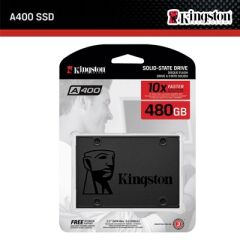 Kingston A400 480GB 2.5'' SATA3 6Gb/s Dahili Katı Hal Sürücüsü (SSD) 500MB-450MB/s