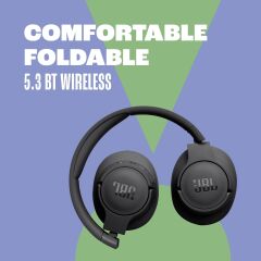 JBL Tune 720Bt Siyah Kablosuz Bluetooth Kulak Üstü Kulaklık