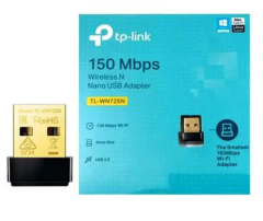 TP-Link TL-WN725N 150Mbps Nano USB Wireless N Wi-Fi Adaptör TL-WN725N Mini Kablosuz Ağ Adaptörü