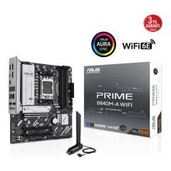 ASUS PRIME B840M-A WIFI AM5 DDR5 7600 2xDP HDMI 3xM2 6E+BT mATX