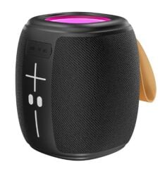 Mikado MD-888 CUBE Siyah 5W 1200mAh Bluetooth/TF/USB/AUX Destekli LED Işıklı Taşınabilir Kablosuz Speaker