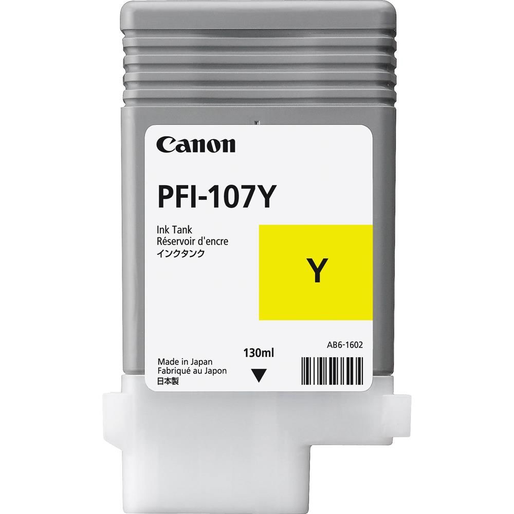 Canon PFI-107Y Sarı (Yellow) Plotter Mürekkep Kartuşu (iPF670, iPF770, iPF780, iPF785)