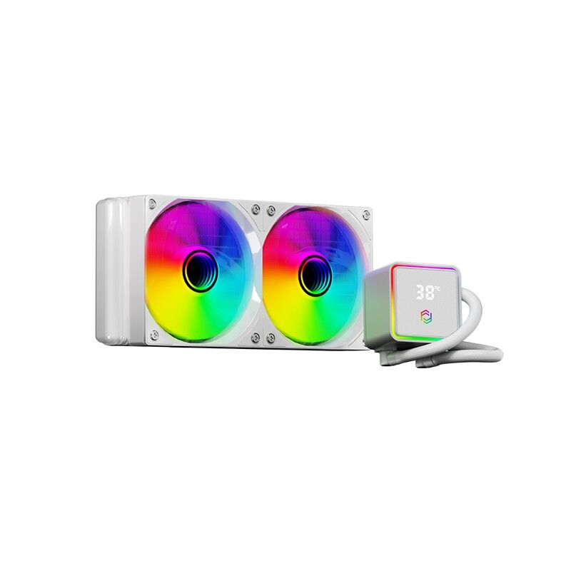 Frisby FCL-240W ARGB 240mm Beyaz Sıvı İşlemci Soğutucusu
