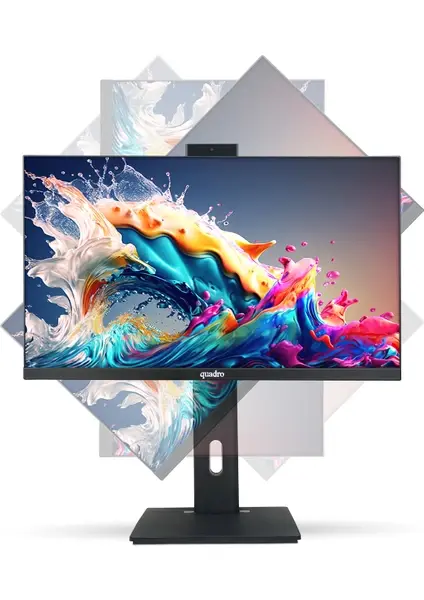 Quadro EXPANSE AI B224 IPS Ci5 14400 16gb 512gb NVME SSD OB VGA FreeDOS 23.8''  AIO P.İzi