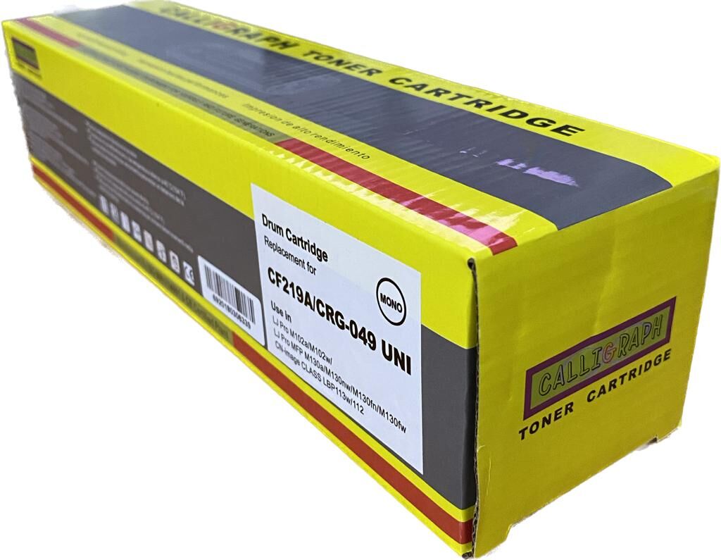 Calligraph HP CF219A (19A) / Canon CRG-049 Uyumlu Chipli Muadil Drum (Görüntüleme Ünitesi) - 12.000 Sayfa