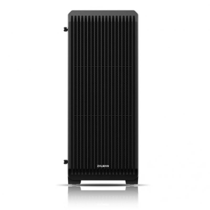 ZALMAN S2 TG ATX Midi Tower Siyah Kasa – PSU Yok, 1×120 mm Fan için Slot Hazır, Tempered Glass Yan Panel, ATX/mATX/Mini‑ITX Uyumlu, 7 PCI Slot, 2×3.5″ + 2×2.5″ Sürücü Yuvası, Maks PSU 180 mm, Maks GPU 330 mm