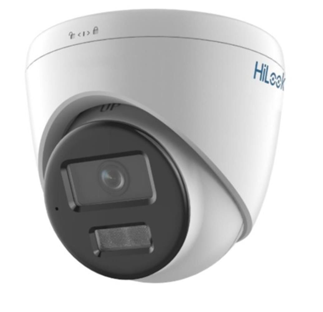 HiLook IPC-T249HA-LUF-SL 4 MP ColorVu Strobe Light & Sesli Alarm Hibrit Dome IP Kamera