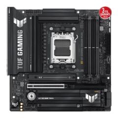 Asus TUF GAMING B850M-PLUS AMD B850 AM5 DDR5 8000MHz (OC) HDMI DP 2x M.2 2.5GbE mATX Anakart