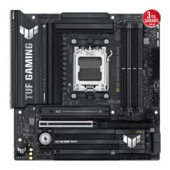 Asus TUF GAMING B850M-PLUS AMD B850 AM5 DDR5 8000MHz (OC) HDMI DP 2x M.2 2.5GbE mATX Anakart