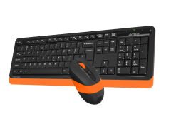 A4 Tech Fstyle FG1010 Kablosuz Q TR Siyah/Turuncu Multimedya Klavye & Optik Mouse Seti
