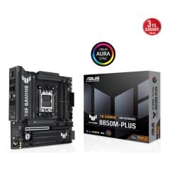 Asus TUF GAMING B850M-PLUS AMD B850 AM5 DDR5 8000MHz (OC) HDMI DP 2x M.2 2.5GbE mATX Anakart