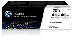 HP 201XD Çiftli Paket Siyah Yüksek Kapasiteli Orijinal LaserJet Toner Kartuşları (2 x 2.800 Sayfa) - CF400XD