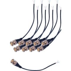 Ezcool Yaylı Hazır Kablolu BNC Konnektör - 10'lu Paket