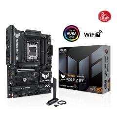 Asus TUF GAMING B850-PLUS WIFI AMD B850 AM5 DDR5 8000MHz (OC) HDMI DP 3x M.2 Wi-Fi 7 ATX Anakart
