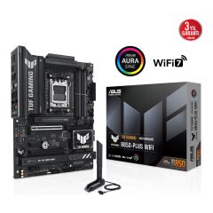 Asus TUF GAMING B850-PLUS WIFI AMD B850 AM5 DDR5 8000MHz (OC) HDMI DP 3x M.2 Wi-Fi 7 ATX Anakart