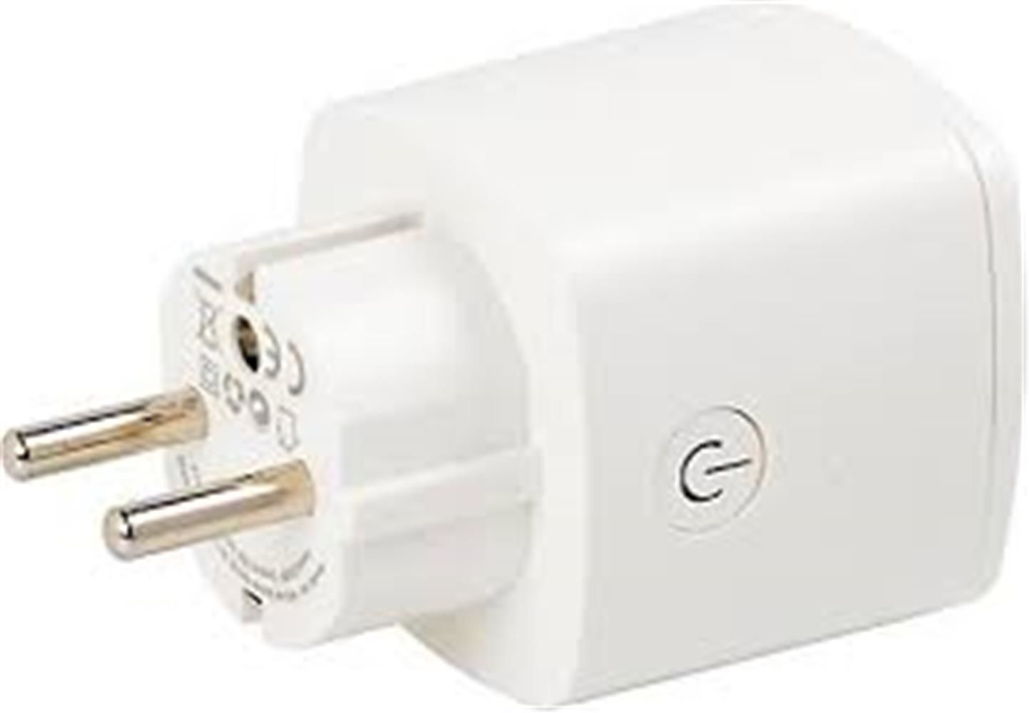 Hikvision DS‑PSP1‑WE 868 MHz Kablosuz Akıllı Fiş (Smart Plug) – AES‑128 Şifreleme, 10 A/230 V, LED Durum Göstergeli, 1600 m Menzil