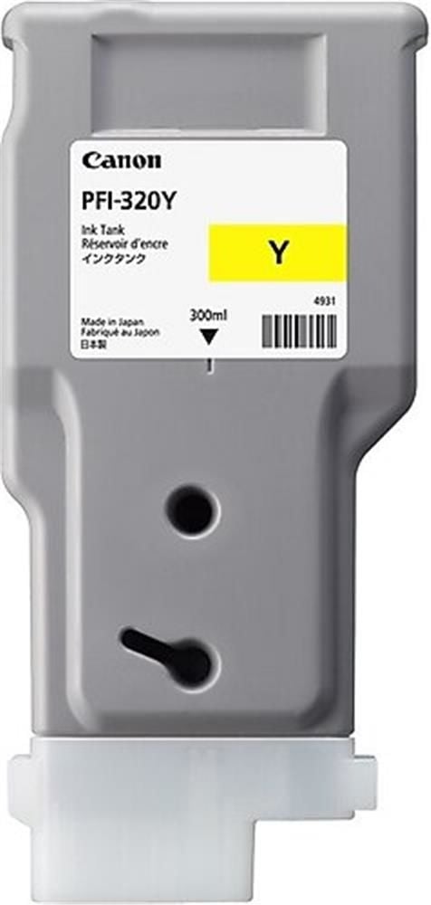 Canon PFI-320Y Sarı (Yellow) 300ml Orijinal Plotter Mürekkep Kartuşu - TM-200 / TM-300 / TM-305