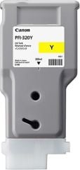 Canon PFI-320Y Sarı (Yellow) 300ml Orijinal Plotter Mürekkep Kartuşu - TM-200 / TM-300 / TM-305