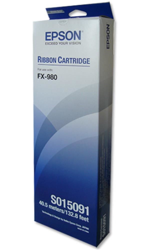 Epson S015091 Siyah (Black) Orijinal Yazıcı Şeridi (FX-980 Uyumlu)