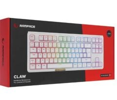 Rampage CLAW Beyaz RED SWITCH Mekanik Gaming Oyuncu Klavyesi Rainbow TKL