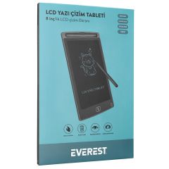 Everest EV-DY100 8.5'' Siyah Dijital Yazı Tahtası (125x175 mm)