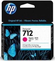 HP 712 Magenta (Macenta) 29ml Orijinal Plotter Mürekkep Kartuşu - 3ED68A