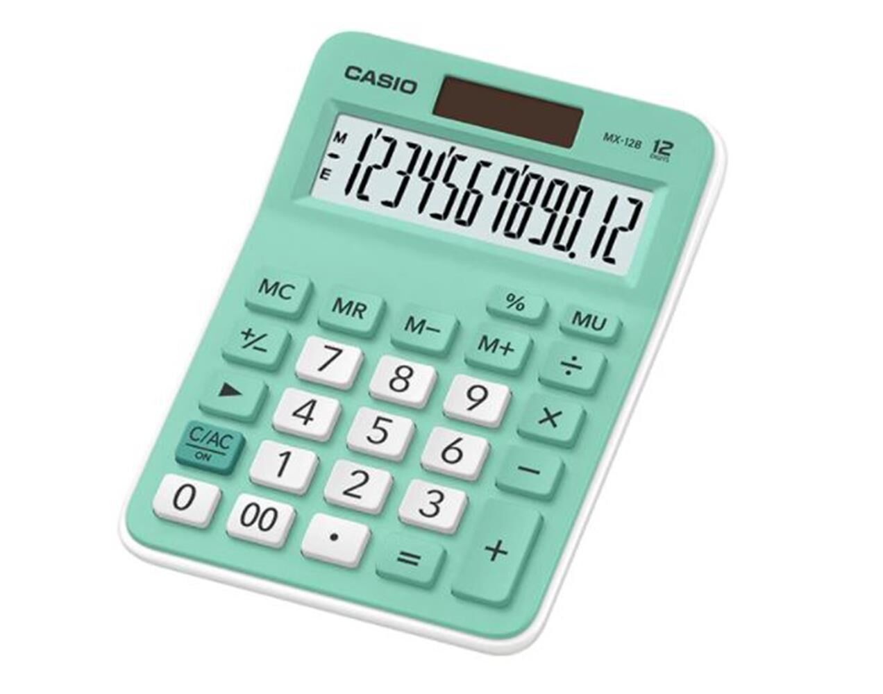 Casio MX-12B-GN Açık Yeşil (Apple Green) 12 Haneli Masa Üstü Hesap Makinesi
