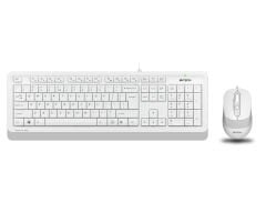 A4 Tech Fstyle F1010 Kablosuz Fstyler Q TR Beyaz Multimedya Klavye & Optik Mouse Seti