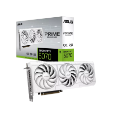 ASUS Prime GeForce RTX 5070 OC White Edition 12GB GDDR7 192-Bit DLSS 4 Ekran Kartı (PRIME-RTX5070-O12G-WHITE)