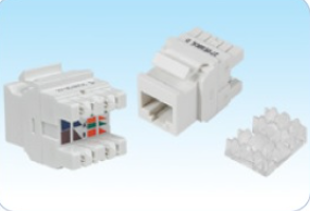 HCS 8P8C RJ45 UTP Keystone Jack CAT6 LSA+ / 110 IDC T568A/B 180° Network Modül