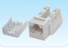HCS 8P8C RJ45 UTP Keystone Jack CAT6 LSA+ / 110 IDC T568A/B 180° Network Modül
